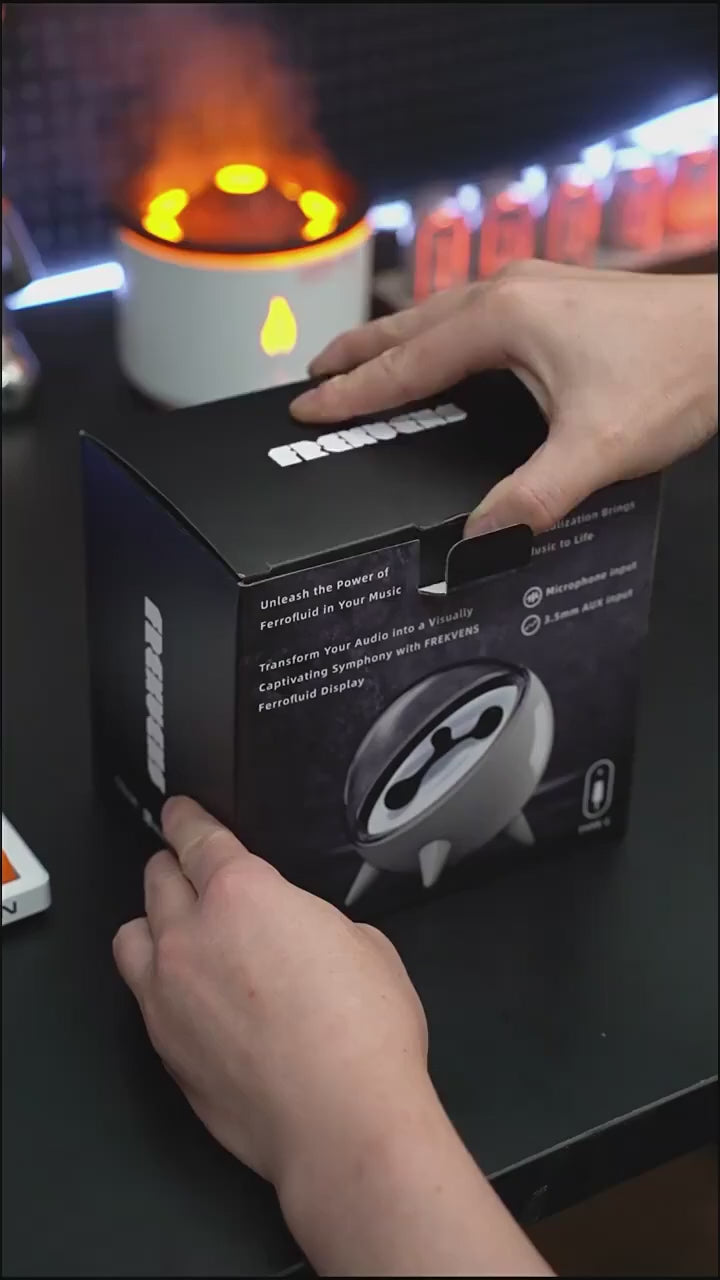 Magnetic Fluid Pickup Sound Motion Sensor Desktop Music Partner Venom Music Rhythm Light Dance Liquid with Music Visual Music